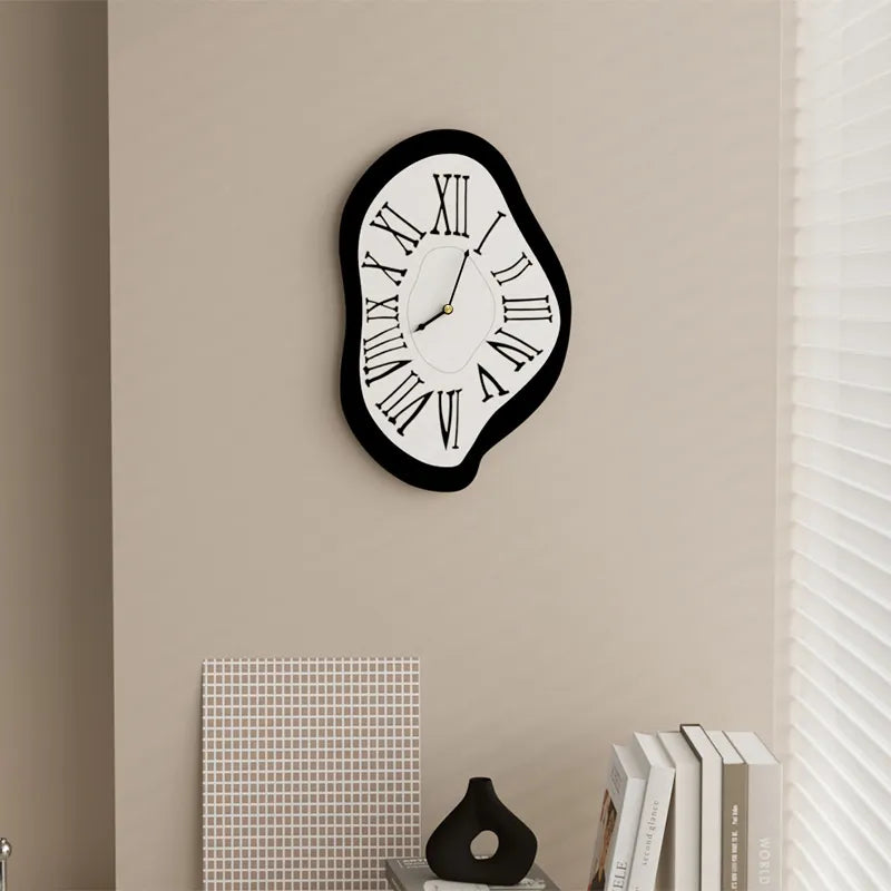 Product Image for BowLift | Surreal melting nordic wall clock, 34cm x20cm / Asia