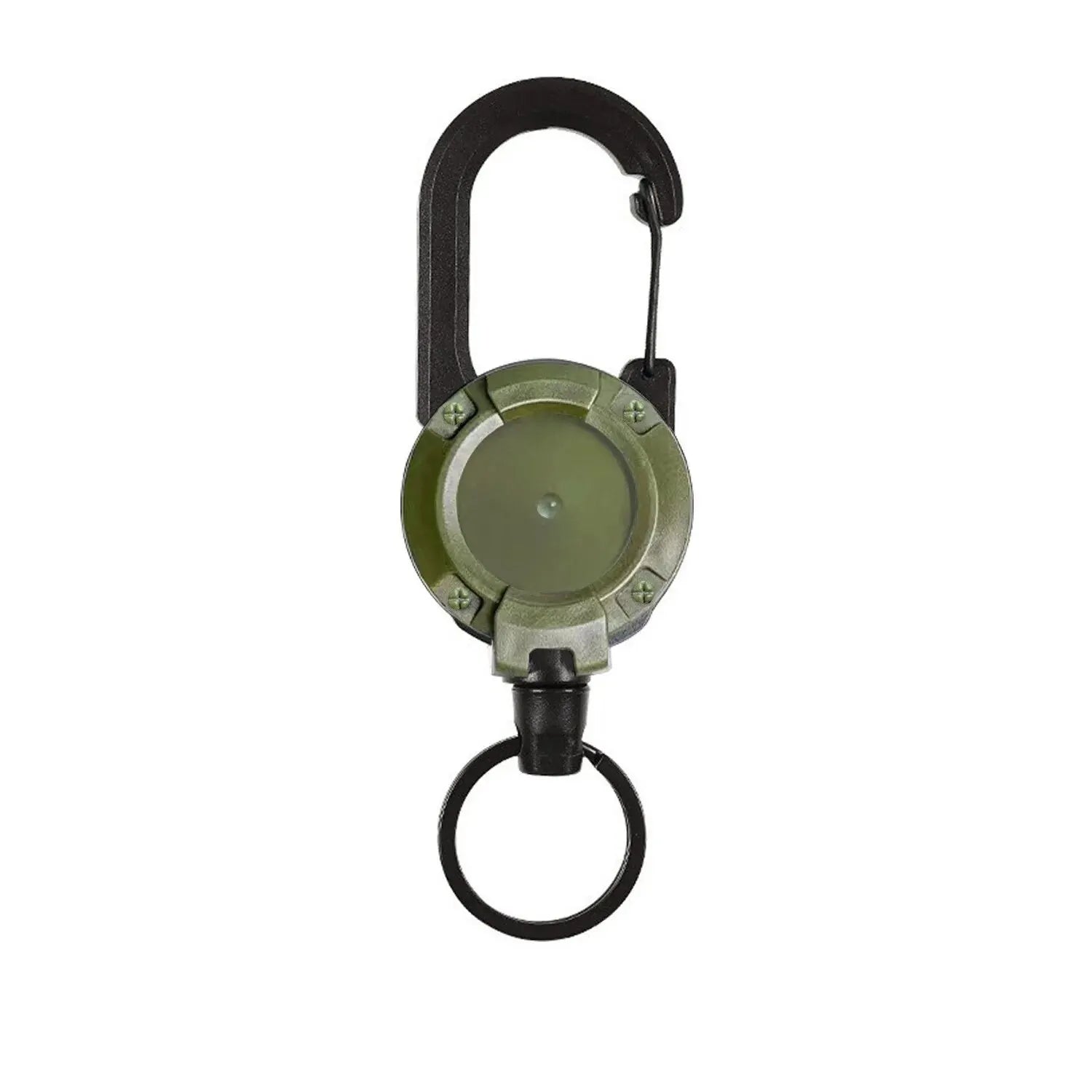 Product Image for BowLift | Trail Lock Anti-Lost Retractable Carabiner Keychain, Army Green / 3PCS