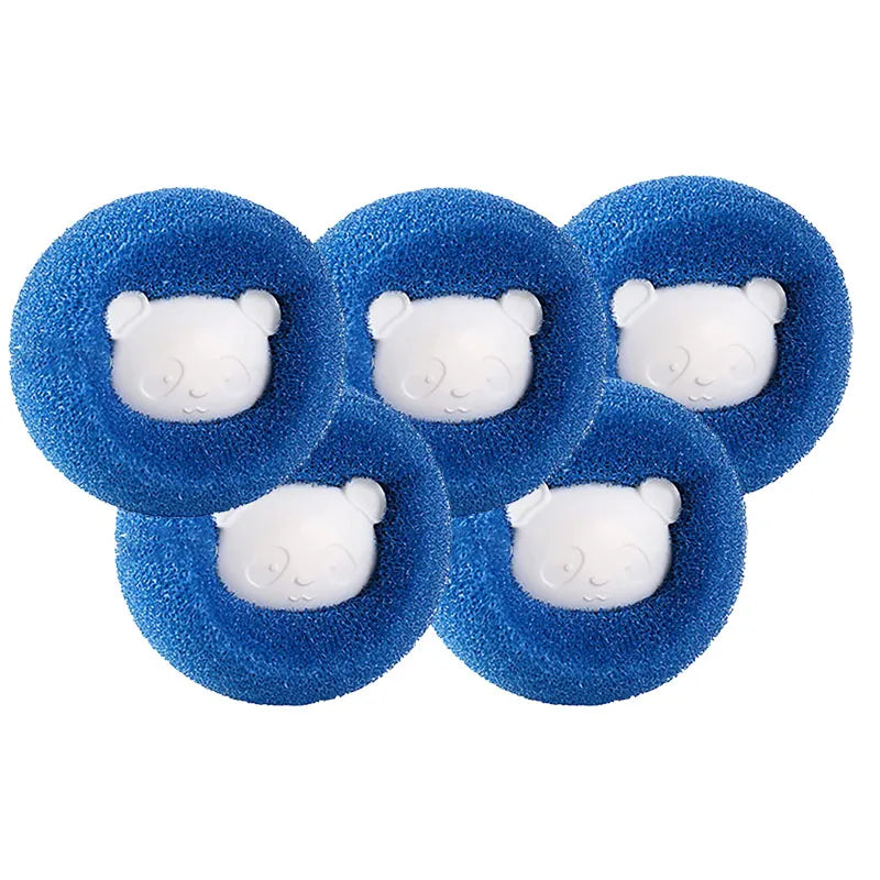 Product Image for BowLift | Reusable Clean Pet Hair Remover Ball, Blue-5PCS