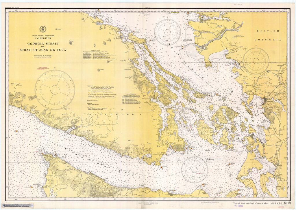 Strait Of Georgia Chart