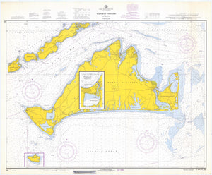 Martha's Vineyard Map - 1968