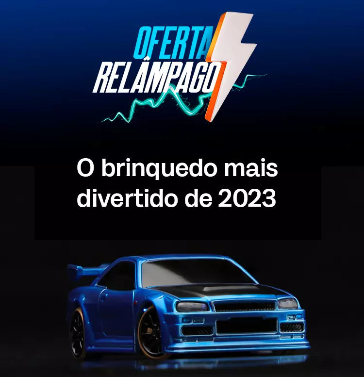 Oferta Relâmpago] Carrinho de Drift por Controle Remoto Turbo Racing