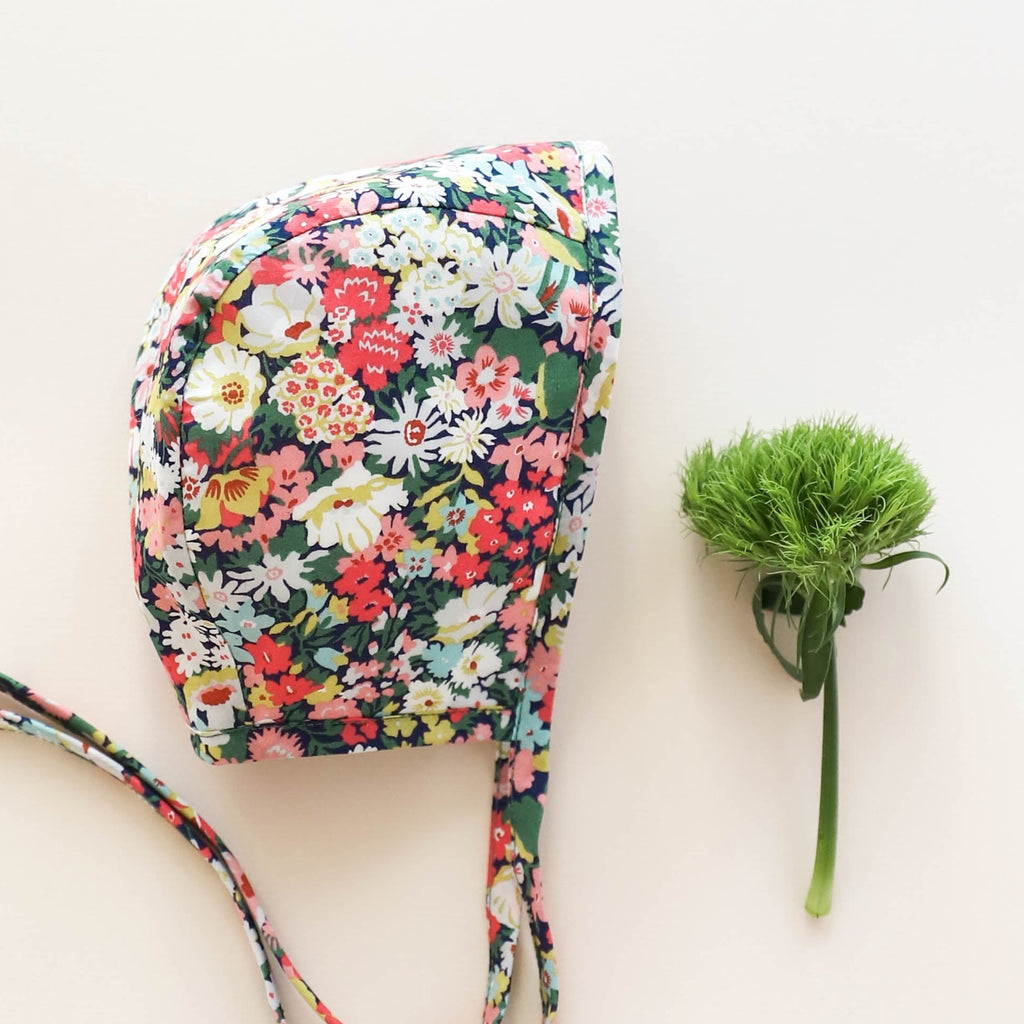 Wild Poppy Bonnet, Cotton-Lined, Made with Liberty® Fabric by Briar ...