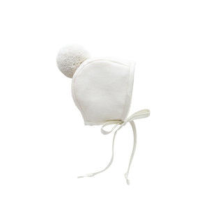 BABY BLUE & IVORY - SILK BONNET – Klaari Silk