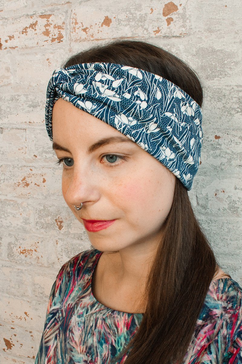 Turban Headband - citrus paisley liberty print – Jessica Rose