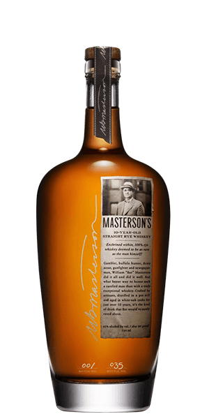 Masterson’s 10 Year Old Rye Whiskey Barrel Finished in American Oak