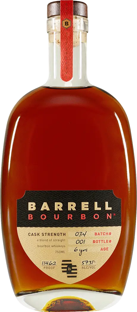 Barrell Batch 34 Cask Strength 6 Year Old Straight Bourbon Whiskey