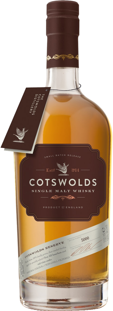 Cotswolds Distillery Single Cask Release Bourbon Cask Single Malt Whisky