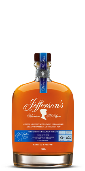 Jefferson’s Marian McLain Blended Bourbon Whiskey