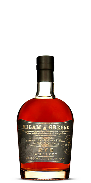 Milam & Greene Port Wine Cask Finish Straight Rye Whiskey