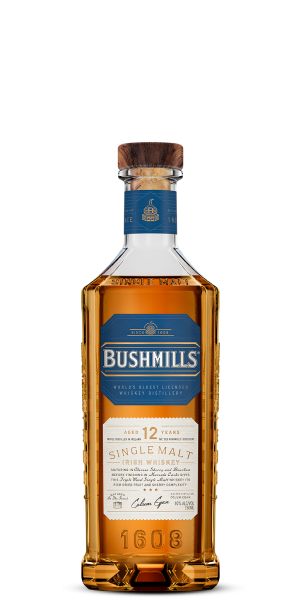 Bushmills 12 Year Old Single Malt Irish Whiskey