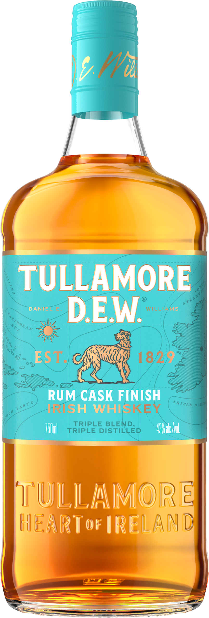 Tullamore D.E.W. XO Caribbean Rum Cask Finish Irish Whiskey