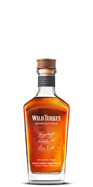 Wild Turkey Generations 2023 Limited Release Kentucky Straight Bourbon Whiskey