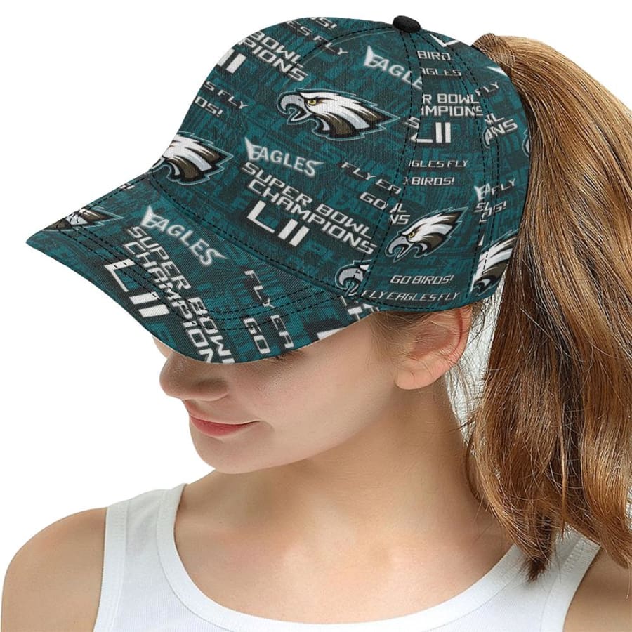 Philadelphia Eagles SUPER BOWL LII CHAMPIONS Green Fitted Hat