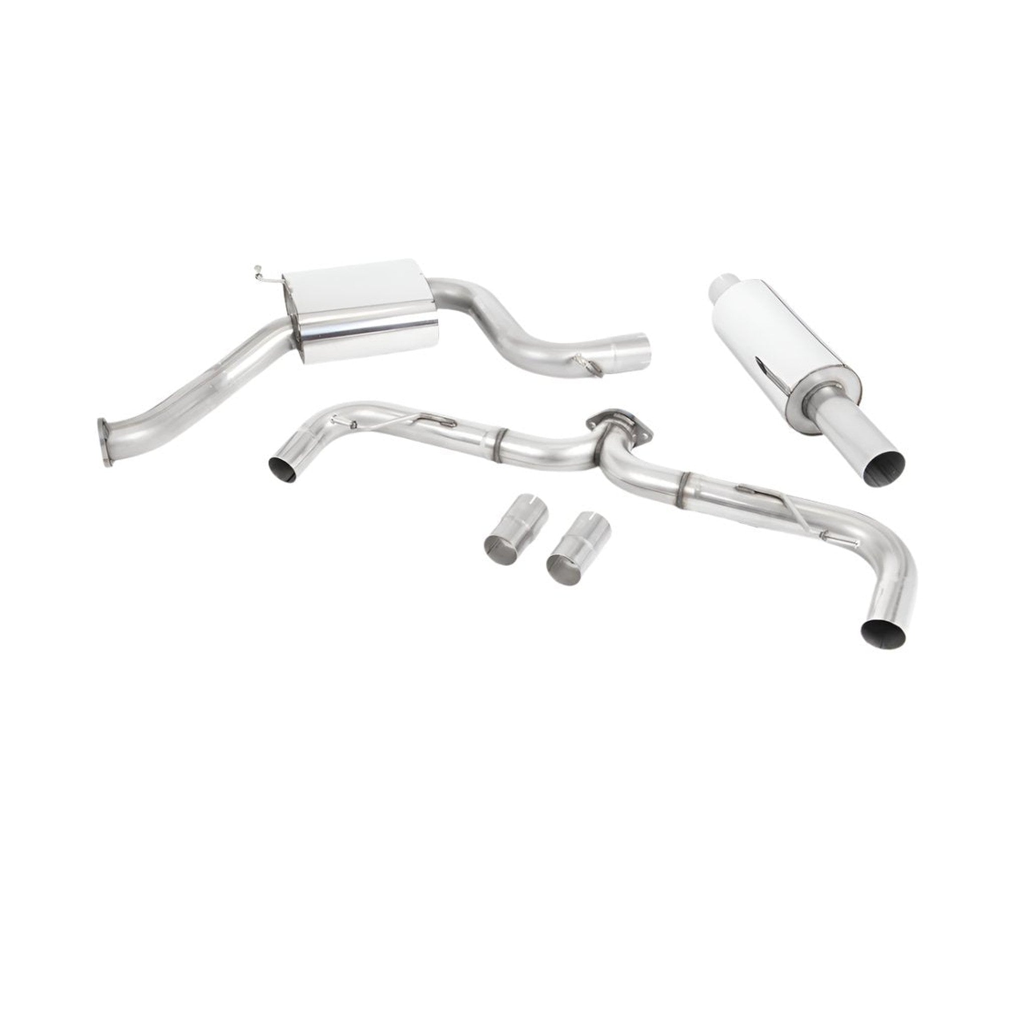 Milltek Road+ Part Resonated Catback Exhaust VW MK7.5 GTI