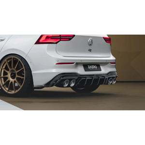 Zaero Design EVO-1 Gloss Black Rear Diffuser VW MK8 Golf R - FAS Tuning