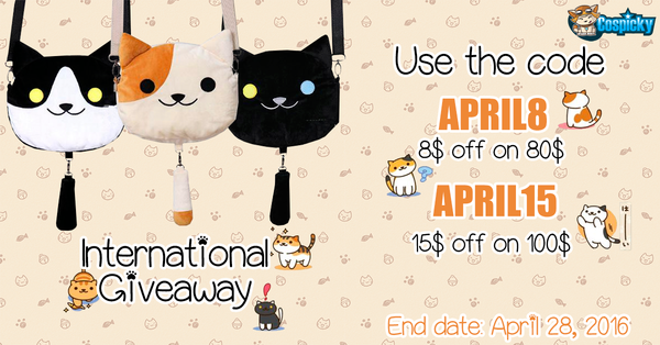 Neko Bag International Free Giveaway And Promotion