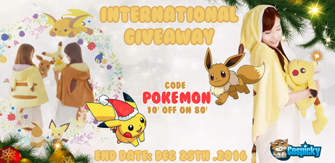 Kawaii Pokemon Cape Giveaway