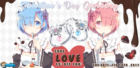 Rem Ram Silver Ring Giveaway and Valentine’s Day Promotion