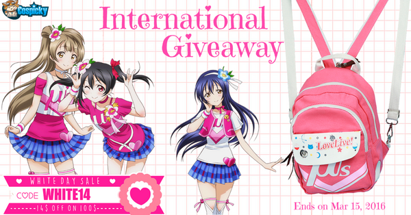 Love Live Backpack International Giveaway