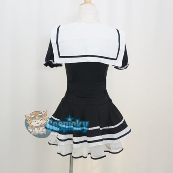 Kawaii Black Sailor Seifuku Dress with Tie CP152052 - Cospicky