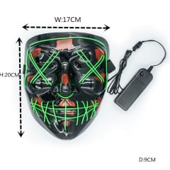 Led Mask Halloween Party Masquerade C15187