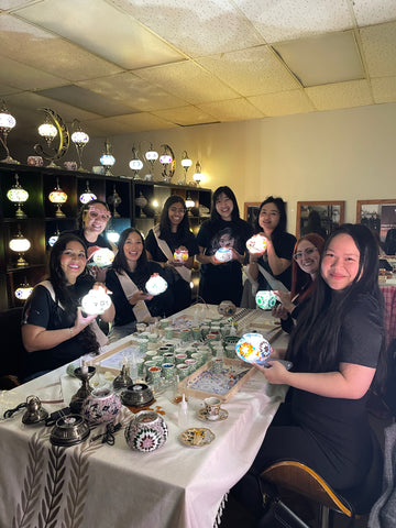 Unforgettable Bachelor Party: Mosaic Lamp Workshop in Toronto