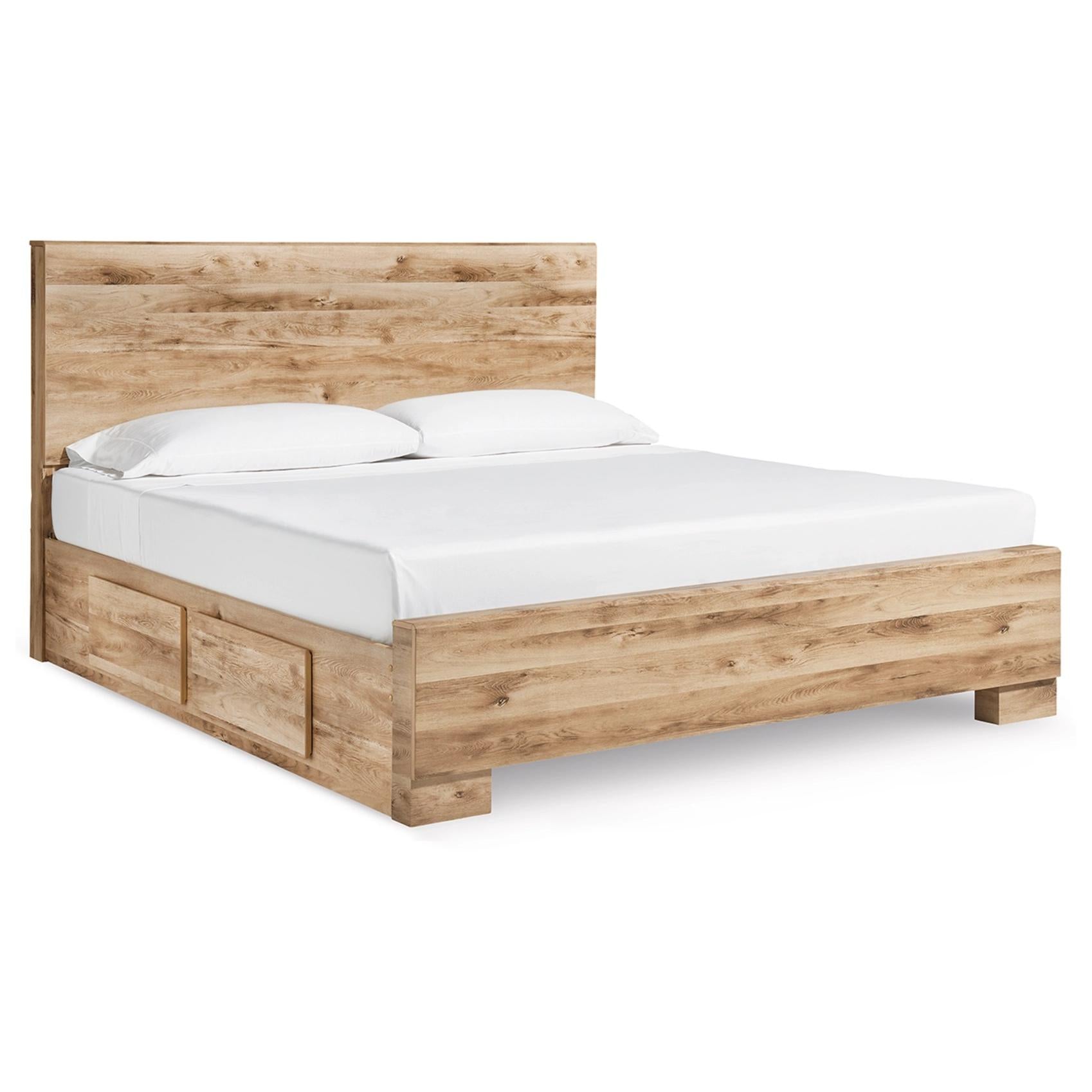 Signature Design by Ashley Hyanna B1050B33 King Panel Bed with 2 Side Storage
