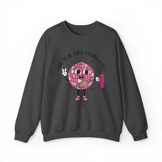 Hot Pink Disco Ball Sweatshirt