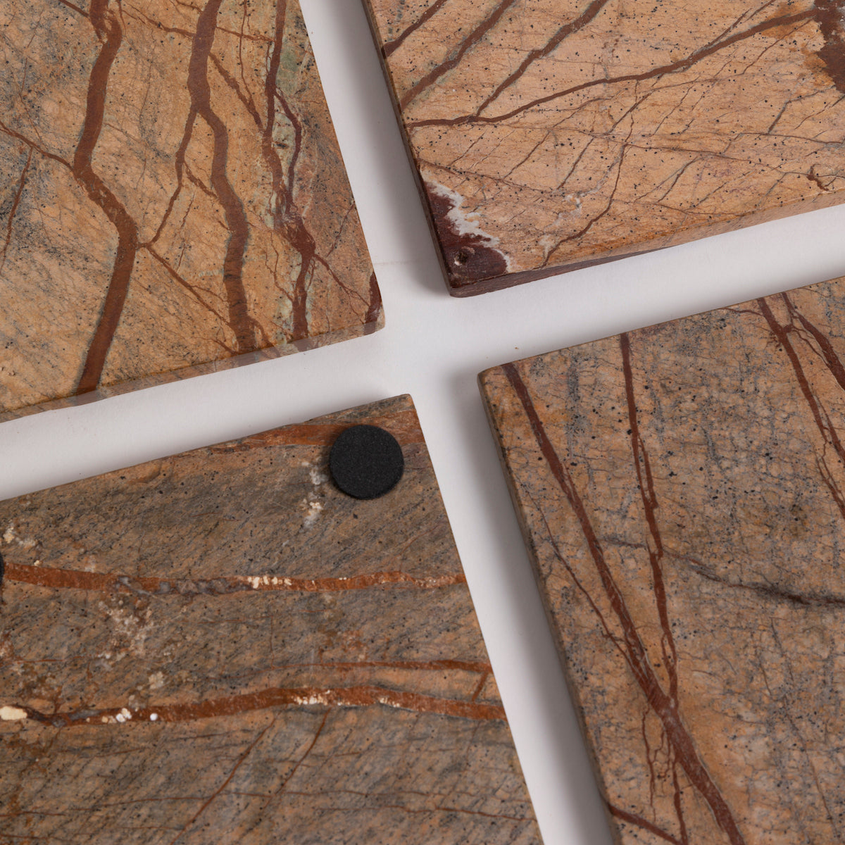 Forest Marble Square Set Coasters