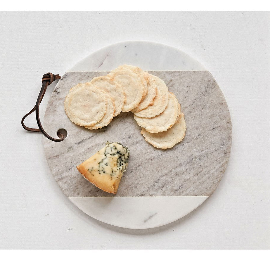 Round Marble Cheese Board