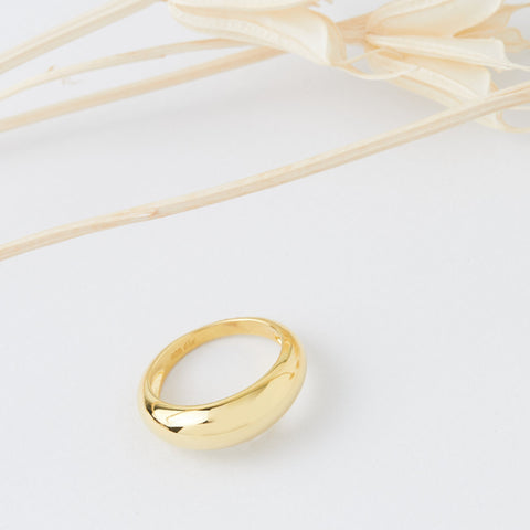 Vermeil Bean Ring