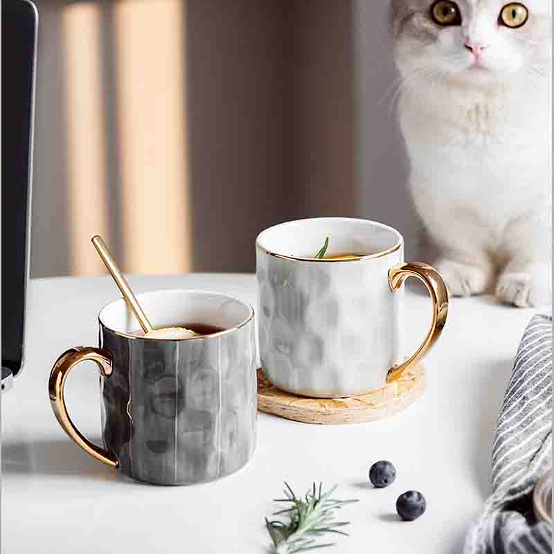 Whether you're starting your day with a cup of coffee or winding down with a soothing tea, this mug promises to make every sip a lavish affair