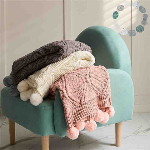 Crafted from high-quality, soft yarn, this blanket is designed to provide warmth, comfort, and coziness, making it perfect for snuggling up on chilly nights.