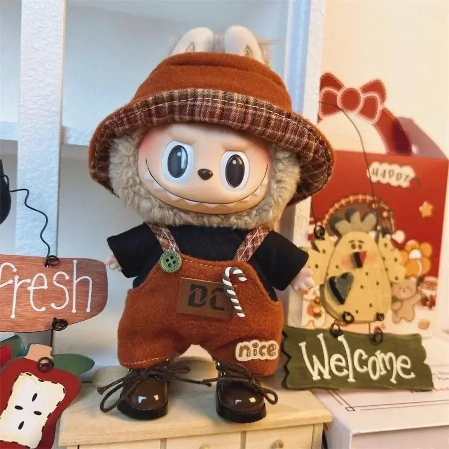 Brown Jumpsuit Outfit (Labubu Not Included)