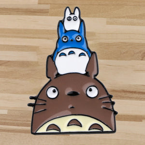 Kawaii Anime Animals Enamel Pin - Kawaii Side