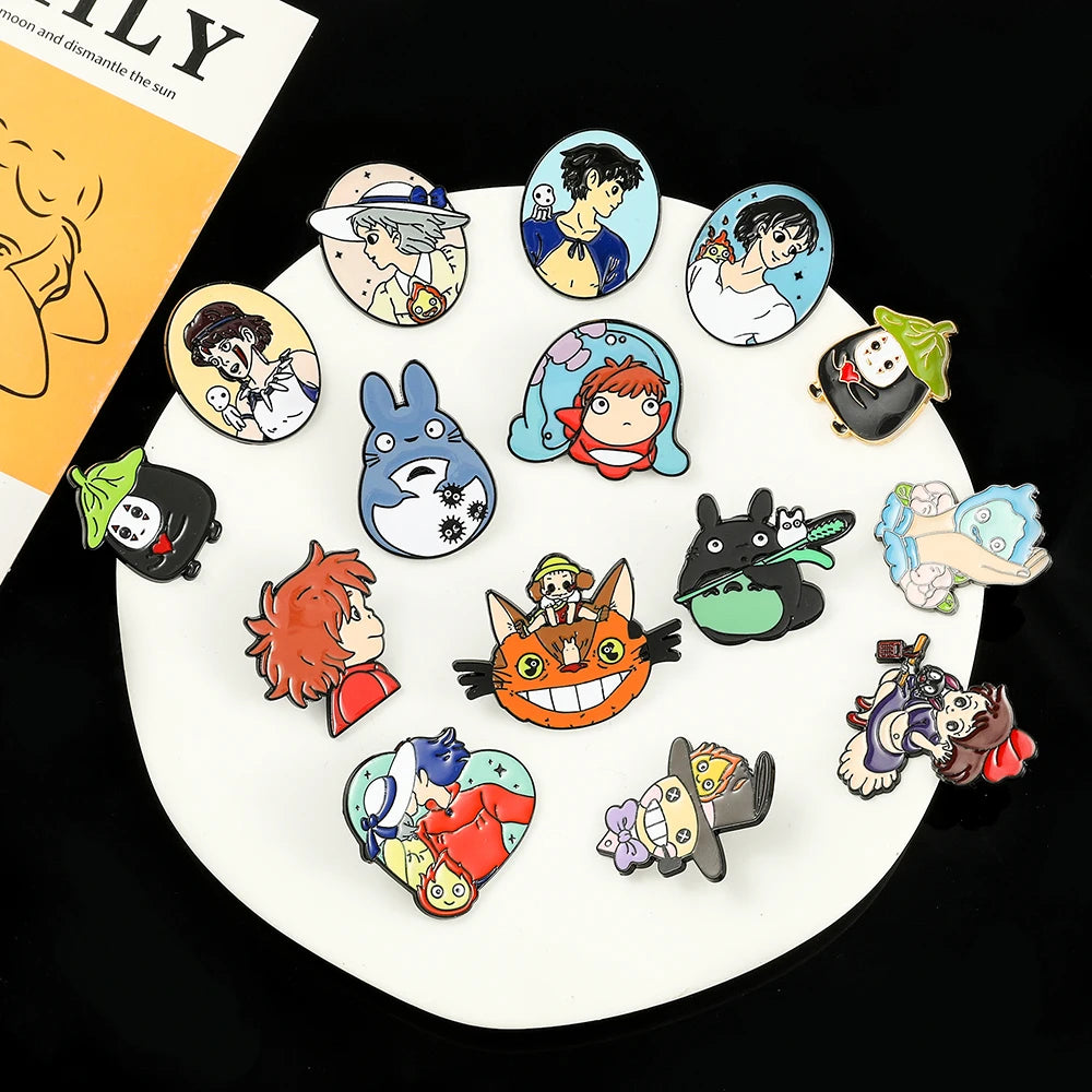 Kawaii Ghibli Enamel Pin
