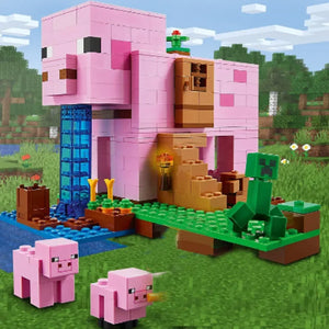 Pig Mansion 490 Pcs Building Blocks - Kawaii Side