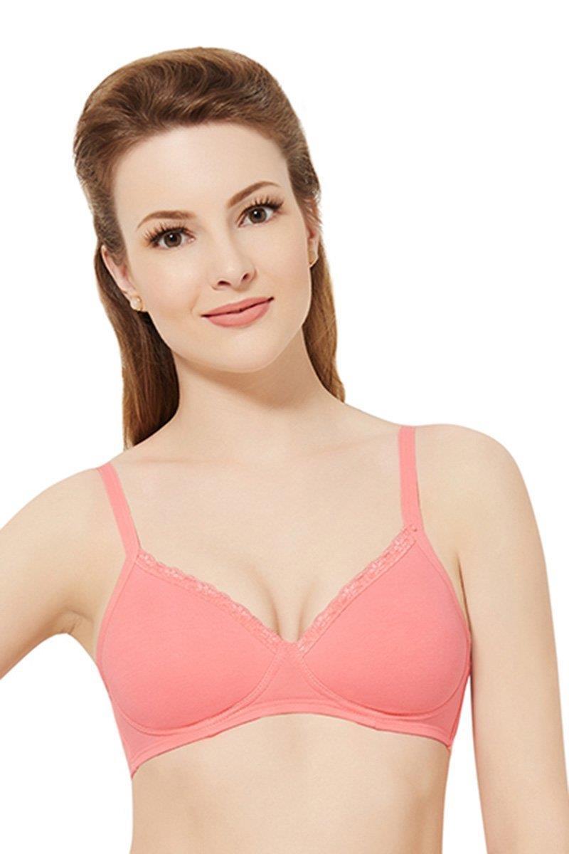 Smooth Charm Padded Non-Wired T-Shirt Bra - Sandalwood