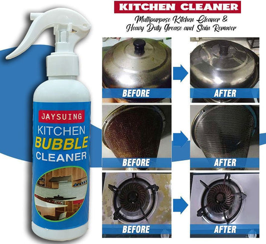 Kitchen Bubble Cleaner, Foam Spray Mould Remover Multi-Function Heavy Duty  Cleaner All Purpose Cleaner Grease Cleaner Multi-Purpose Foam Cleaner