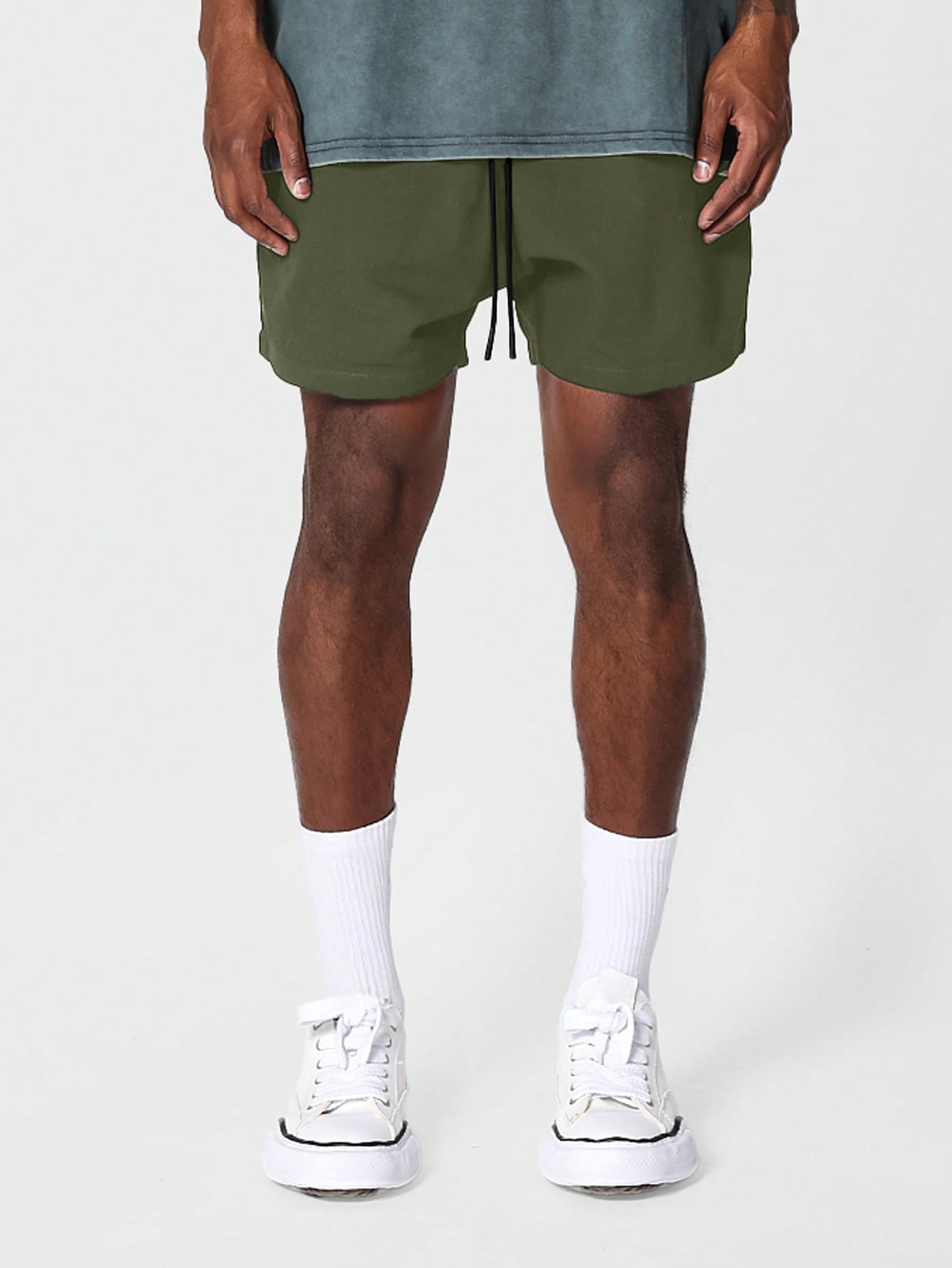 Regular Fit Essential Cotton Drop Crotch Short