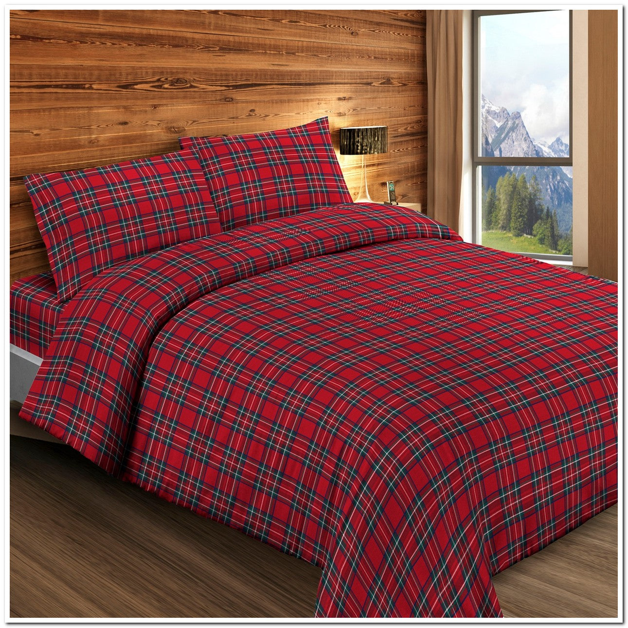 Telo arredo gran foulard copritutto cotone due piazze Kilt Tartan