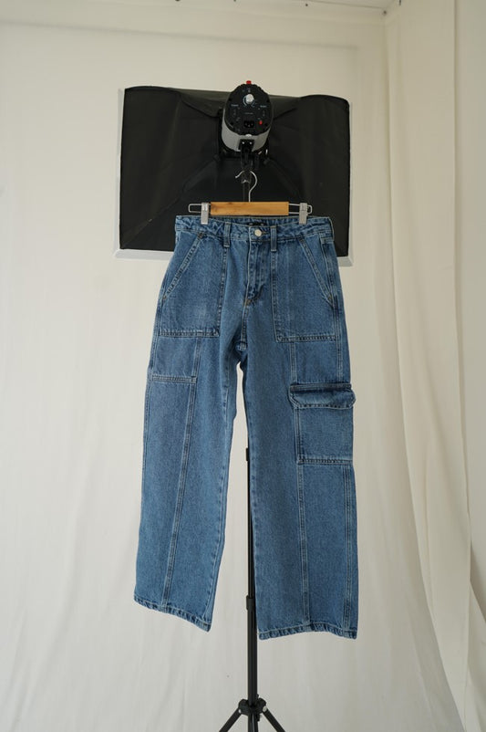 Tall Mid Blue Wash Ripped Split Hem Jeans – DEXISTREND