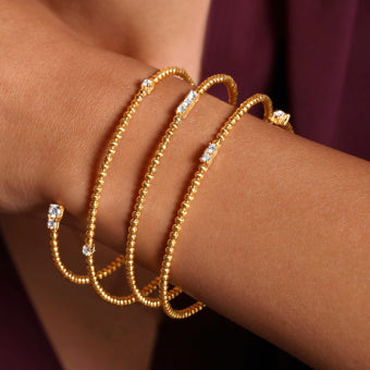 Aquae Jewelry gold bracelet