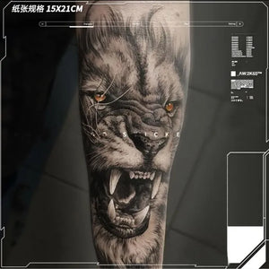 Badass Lion Tat - TRYP COLLECTIONS