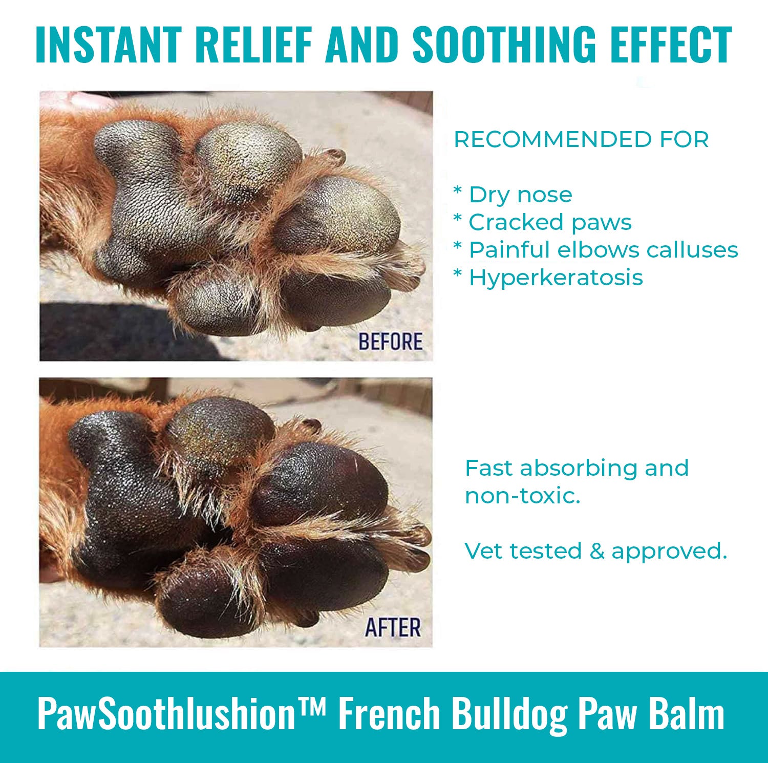 PawSoothlushion French Bulldog Paw Balm