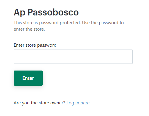 Passobosco Shopify Theme