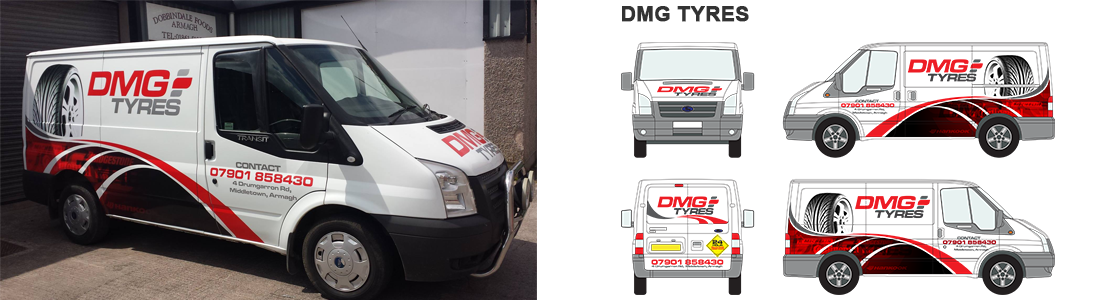 Vehicle Graphics DMG Tyres