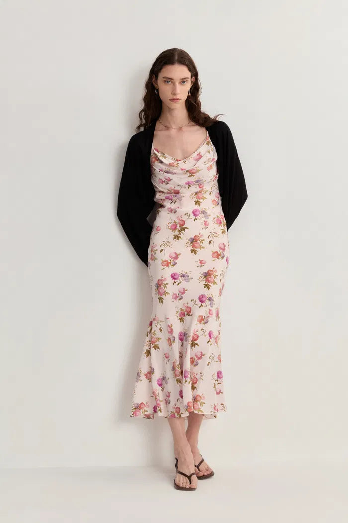 Shrug Semi Sheer Cardigan in Tencel-Silk Knit