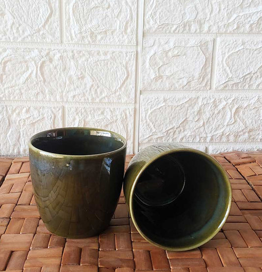 Mutli-color Round Ceremic Solid kulhad Tea Mug 2